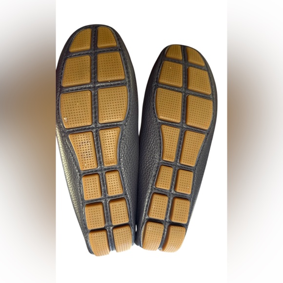 Calzoleria Rolando Bellagio navy blue leather loafers Size 39 / 8.5 - Picture 2 of 7